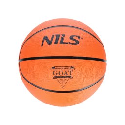 Minge de baschet Nils GOAT NPK252, marimea 5, portocalie, din cauciuc