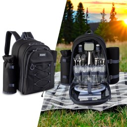 Rucsac frigorific de picnic inSPORTline Sutipan, set 4 persoane, 10L