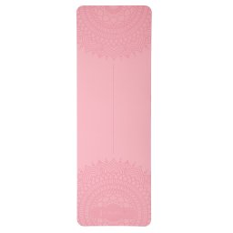 Saltea yoga HMS YM10 din TPE, 8 mm, antiderapanta, albastru inchis