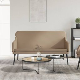 Banca, cappuccino, 110x76x80 cm, piele ecologica GartenMobel Dekor