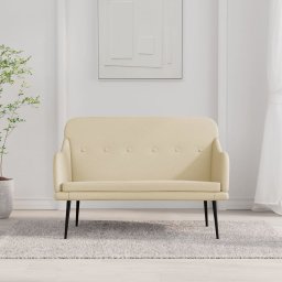 Banca, crem, 110x76x80 cm, textil GartenMobel Dekor