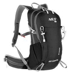 Rucsac de drumetie Nils Camp Caver 18L cu husa de ploaie si spate ventilat