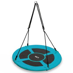 Leagan tip cuib NILS NB5031, 100 cm, turcoaz, pentru gradina si interior