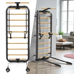 Spalier fitness de perete inSPORTline Wootkit 220 x 86 cm cu accesorii
