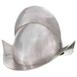 Coif cavaler medieval antic, jocuri pe roluri, argintiu, otel GartenMobel Dekor