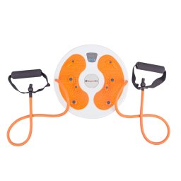 Disc rotativ fitness inSPORTline Twist Digital cu benzi de rezistenta si contor