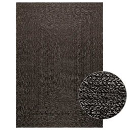 Covor „ZIZUR” Antracit aspect iuta pentru interior si exterior GartenMobel Dekor