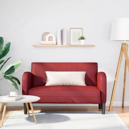 Canapea cu radacina rosu vin 110 cm piele artificiala GartenMobel Dekor