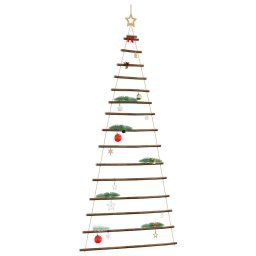 Brad de Craciun suspendat cu stea în varf, 100x210 cm, ramura naturala GartenMobel Dekor