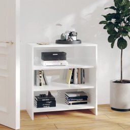 Servanta, alb extralucios, 70x40,5x75 cm, PAL GartenMobel Dekor
