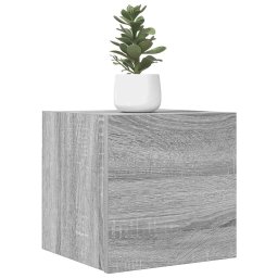 Dulap TV montaj pe perete, 2 buc., sonoma gri, 30,5x30x30 cm GartenMobel Dekor