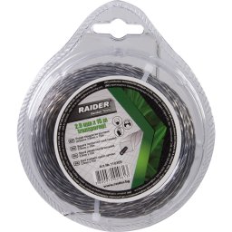 Fir patrat rasucit pentru motocoase 2.0mm х 15m transparent HardWork ToolsRange