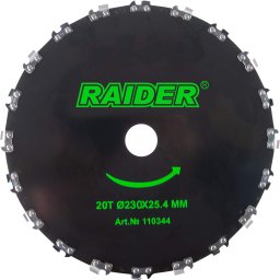 Lama pentru motocoasa, lemn, 20 dinti Ø230x25.4 mm HardWork ToolsRange