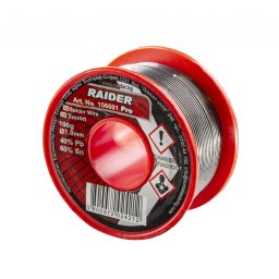Fludor ø1mm 100g 60%Sn 40%Pb Pro HardWork ToolsRange