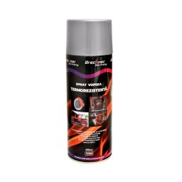Spray vopsea termorezistenta argintiu 400°C, 450 ml, Breckner Germany