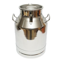 Bidon din inox pentru lapte 30L cu capac, Breckner Germany
