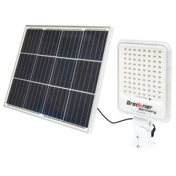 Proiector LED solar 30W cu panou 50W, baterie 3.2V 40Ah Breckner