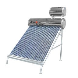 Panou solar nepresurizat din inox, 24 tuburi, boiler 170L Breckner Germany
