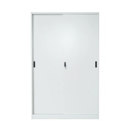 Dulap metalic fiset 1900x1200x450 mm cu 2 usi culisante si 4 polite