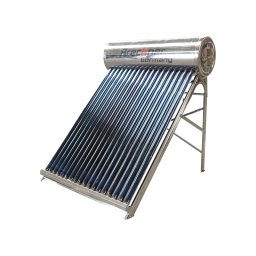 Panou solar nepresurizat din inox cu 18 tuburi si boiler 180L Breckner