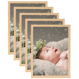 Rame foto colaj de masa, 5 buc., stejar deschis, 13x18 cm GartenMobel Dekor