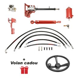 Kit servodirectie complet U-445 cu pompa Danfoss si cilindru hidraulic