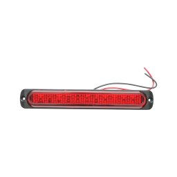 Lampa LED laterala de gabarit rosie 12-24V cu stroboscop FR1279 Breckner