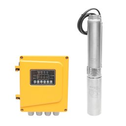 Pompa submersibila solara 300W, 24V, 2.4 m3/h, D75 mm cu controller
