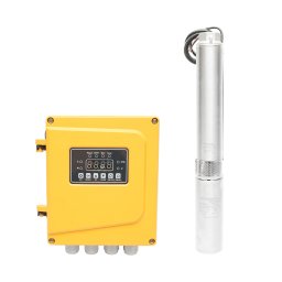 Pompa submersibila solara 600W, 96V, 3.3 m3/h, D75 mm cu controller