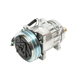 Compresor clima A/C 12V pentru tractoare Landini, Massey Ferguson, Deutz-Fahr
