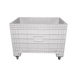 Cutie de depozitare palet cu roti, 500L, gri, Breckner Germany