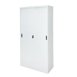 Dulap metalic cu usi culisante securizate si 4 polite, 1900x900x400 mm