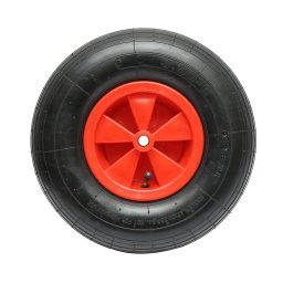 Roata pentru roaba 3.50-6 cu janta din plastic, usoara si rezistenta