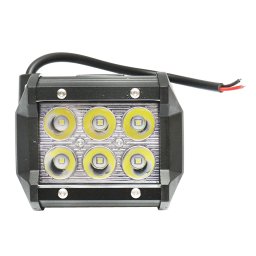 Lampa LED spot 18W cu 6 LED-uri, 10-30V, 30°, IP67, 6000K