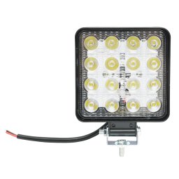 Lampa LED spot 48W 10-30V IP67, 16 LED-uri, 30°, 108x108x57 mm