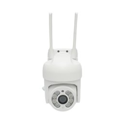 Camera de supraveghere WiFi exterior 1080P PTZ, lentila dubla, rotire 360°, ICSee