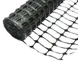 Plasa gard pentru delimitare lucrari 1x50 m, ochi 70x40 mm, neagra