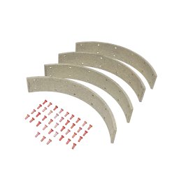 Set ferodouri saboti frana pentru Massey Ferguson si Ford, 355 x 51 x 6 mm