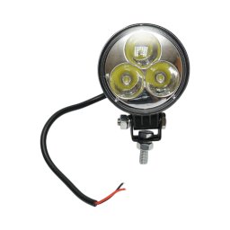 Lampa LED spot 9W, 3 LED-uri, 10-30V, 6000K, IP67, 82x52 mm