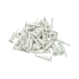 Diblu autoforant din plastic pentru gips-carton 14x32 mm, tip melc, 200 buc