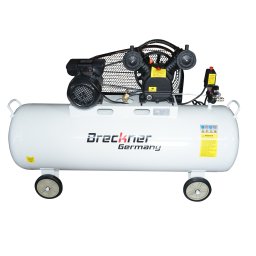 Compresor de aer cu curea 200L, 3 CP, 2 cilindri in V, 8 bar, Breckner