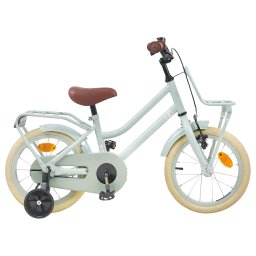 Bicicleta pentru Copii 14 Inci pentru 3-5 ani Verde deschis GartenMobel Dekor