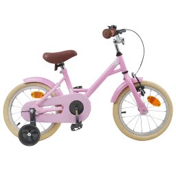 Bicicleta pentru Copii 12 Inci pentru 2-4 ani Roz deschis GartenMobel Dekor