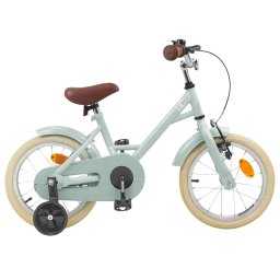 Bicicleta pentru Copii 16 Inci pentru 4-6 ani Verde deschis GartenMobel Dekor