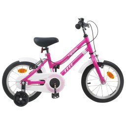 Bicicleta pentru Copii 12 Inci pentru 2-4 ani Alb roz GartenMobel Dekor