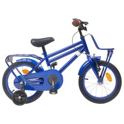 Bicicleta pentru Copii 12 Inci pentru 2-4 ani Albastru închis GartenMobel Dekor