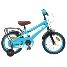 Bicicleta pentru Copii 12 Inci pentru 2-4 ani Albastru deschis GartenMobel Dekor