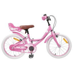 Bicicleta pentru Copii 18 Inci pentru 5-7 ani Roz deschis GartenMobel Dekor