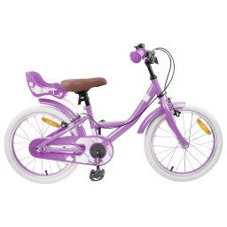 Bicicleta pentru Copii 18 Inci pentru 5-7 ani Violet GartenMobel Dekor
