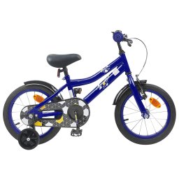 Bicicleta pentru Copii 12 Inci pentru 2-4 ani Albastru închis GartenMobel Dekor